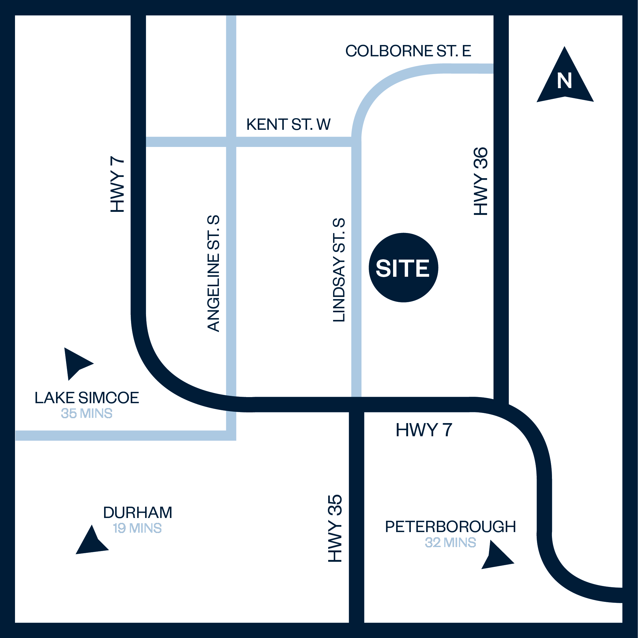 The Gateway of Lindsay site plan