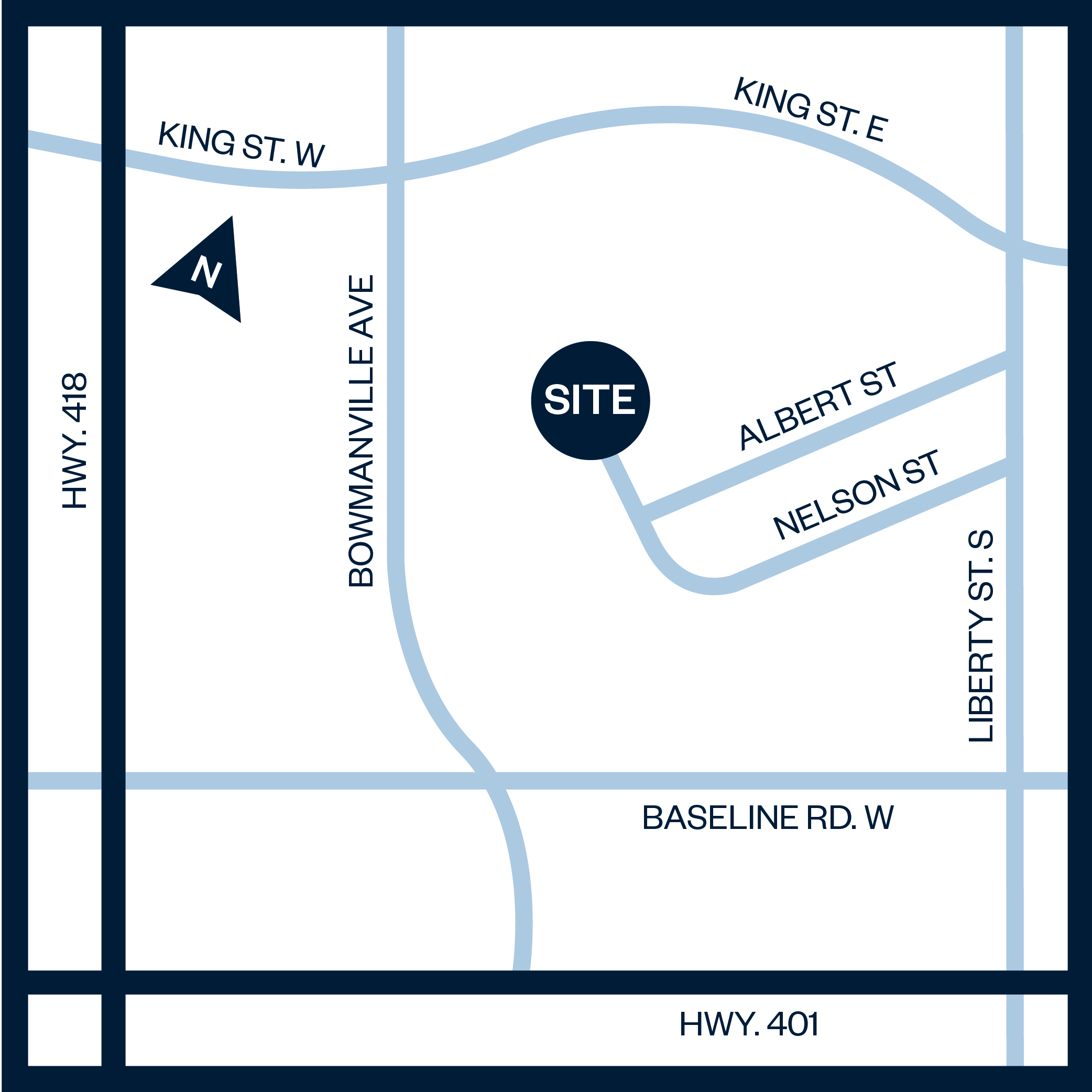 Ravine Mills site plan