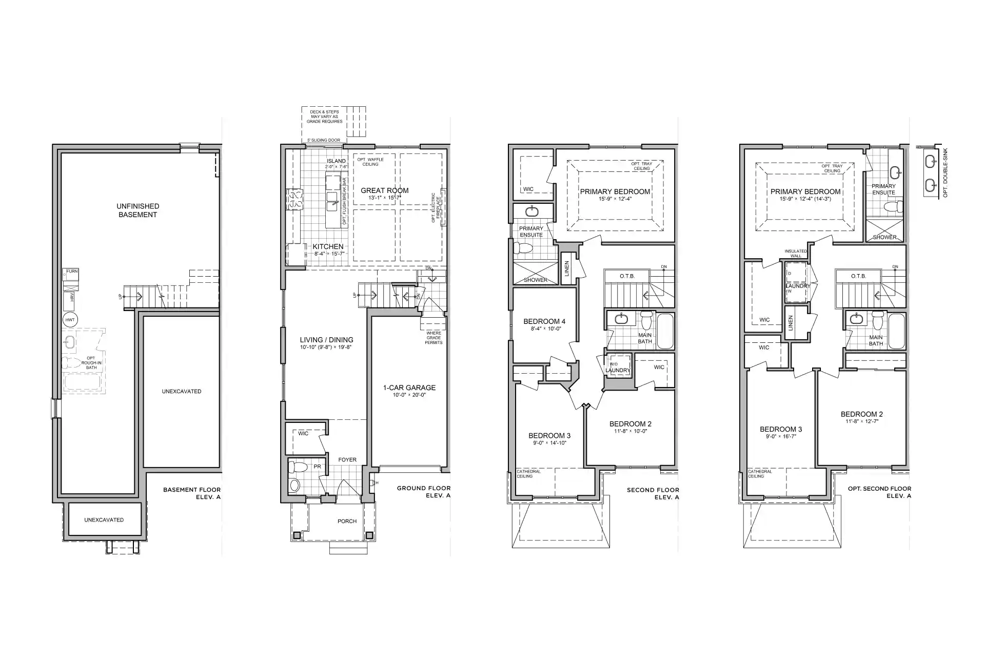 Elev. A (End) (Lot 1)